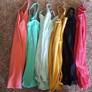 6 BKE Tank Top Spaghetti Strap Shirts SZ LG